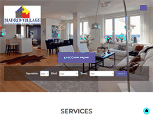 Tablet Screenshot of madridvillage.com
